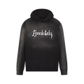 Black hoodie with 'Absolutely' text. 